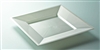 Square mother-of-pearl colored plastic plate 240 x 96