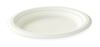 Plate biodegradable disposable fiber rods D 180 package 1000