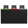 Selective sorting bin 3x90L alitri