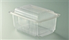Microwave container with lid hinge 1000 grs