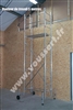 Aluminum rolling scaffold height 5 m work
