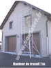 Scaffolding aluminum rolling 7 m working height