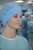 Disposable cap blue surgeon 100