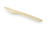 Disposable knife biodegradable wood 165 mm the 1000