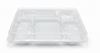 Lid for meal tray 5 compartments 25