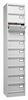 Metal filing cabinet flat 10 valves