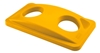 Yellow lid Rubbermaid Slim Jim