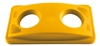 Yellow lid Rubbermaid Slim Jim