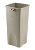 Rubbermaid container selective sorting square beige 87 Litres