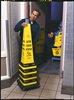 Rubbermaid mobile security barrier tape +