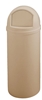 Rubbermaid Marshal trash can beige 95 L