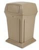 FG917188BEIG - Rubbermaid trash container Ranger 170 L with 2 valves beige