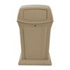 FG917188BEIG - Rubbermaid trash container Ranger 170 L with 2 valves beige
