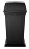 FG917188BLA - Rubbermaid trash container Ranger 170 L with 2 valves Black
