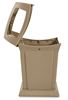 FG917388BEIG - Trash container Ranger 170 L Rubbermaid beige with 4 openings