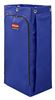 Blue bag recycling Rubbermaid 128 liter pack of 3