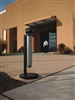 Outdoor ashtray cigarette collector Rubbermaid Infinity foot