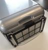 Hand dryer filter with pulsed air