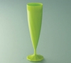 Disposable champagne flute 13 cl anise