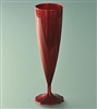 Disposable champagne flute 13 cl carmine