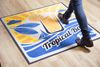 Logo entrance mat 75x85 cm jet print