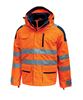 High visibility winter orange backer 3in1 parka