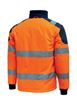 High visibility winter orange backer 3in1 parka