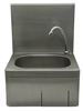 Stainless steel 304 hand washbasin with backsplash