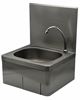 Stainless steel 304 hand washbasin with backsplash