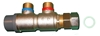 Thermostatic mixer central supply