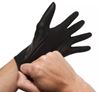 Disposable glove black nitrile powder-free per 100