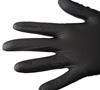 Disposable glove black nitrile powder-free per 100