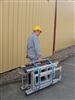 Folding aluminum scaffolding working height 5 m bag