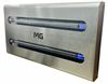 BRC wall-mounted insect killer made of stainless steel glue