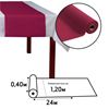 Tête-à-tête airlaid 24m Bordeaux package of 4