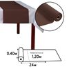 Tête a tête airlaid 24m chocolate pack of 4