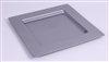 Under plate plastic square silver by 72