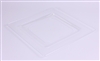 Square crystal plastic underplate x 72
