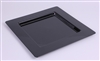 Black square plastic underplate x 72