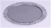 Round plastic silver underplate x 72
