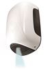 White ABS compact pulse air hand dryer