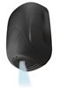 Black ABS compact pulse air hand dryer