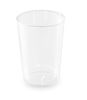 Jar mouthing round glass crystal 6cl