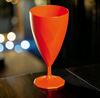 VV15ORANGE - Disposable glass crystal wine 15 cl orange