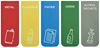 HACCP 30 L yellow pedal kitchen bin