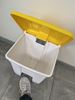 HACCP 30 L yellow pedal kitchen bin