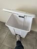 Trash HACCP 45 L white kitchen pedal
