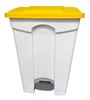 Kitchen trash HACCP 70 L yellow pedal
