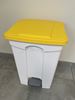 Kitchen trash HACCP 70 L yellow pedal