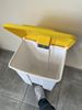 Kitchen trash HACCP 70 L yellow pedal